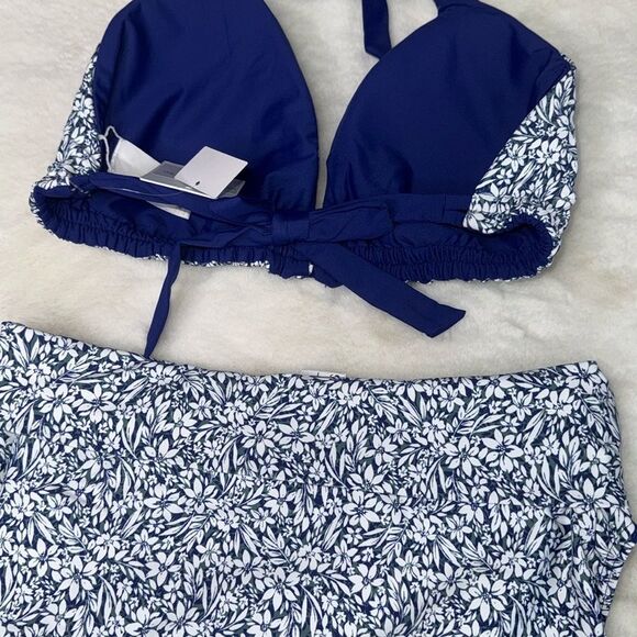 Sunsets Forget Me Not Reversible Starlette Triangle Top Hannah High Wais… - Picture 9 of 10